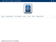 Tablet Screenshot of htc-stuttgarter-kickers.de